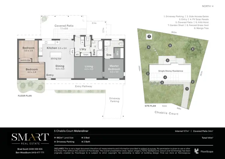 Floorplan of Homely house listing, 5 Chablis Court, Molendinar QLD 4214