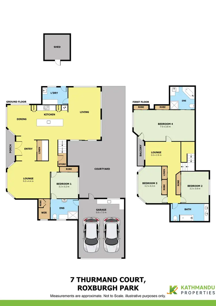 Floorplan of Homely house listing, 7 Thurmand Court, Roxburgh Park VIC 3064