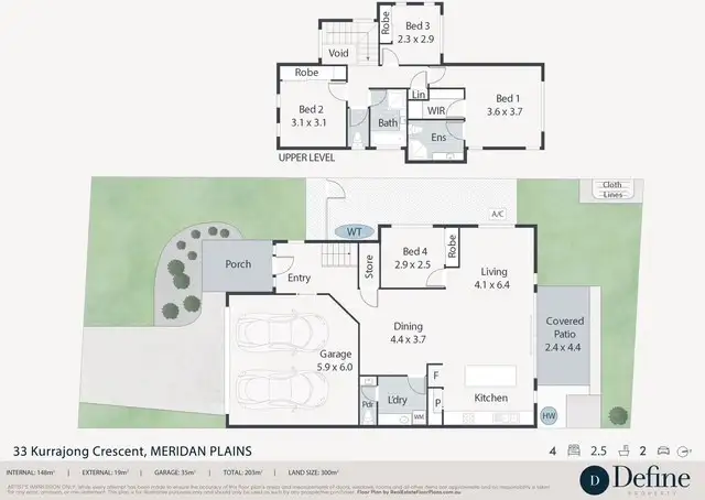 Floorplan of Homely house listing, 33 Kurrajong Crescent, Meridan Plains QLD 4551