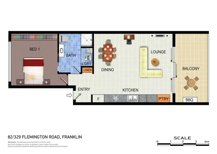 Floorplan of Homely apartment listing, 82/329 Flemington Road, Franklin ACT 2913