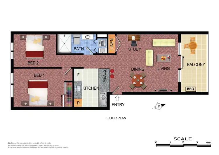 Floorplan of Homely apartment listing, 19/4 Sapling Street, Harrison ACT 2914