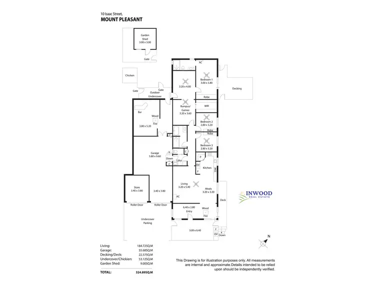 Floorplan of Homely house listing, 10 Isaac Street, Mount Pleasant SA 5235