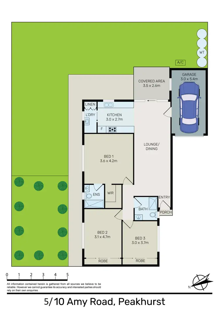 Floorplan of Homely villa listing, 5/10-12 Amy Road, Peakhurst NSW 2210