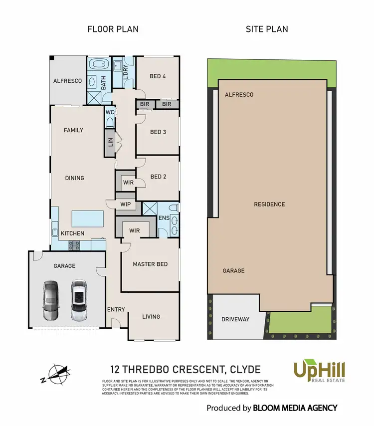 Floorplan of Homely house listing, 12 Thredbo Crescent, Clyde VIC 3978