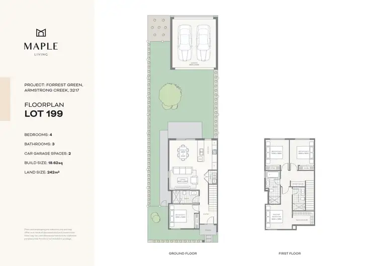 Floorplan of Homely house listing, 16 Avi Walk, Armstrong Creek VIC 3217