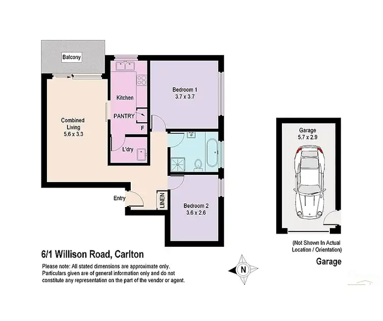 Floorplan of Homely apartment listing, 6/1 Willison Road, Carlton NSW 2218