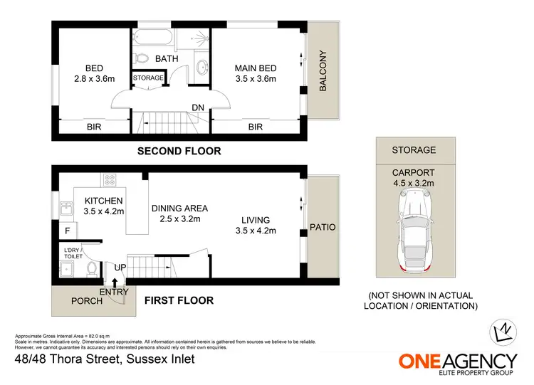 Floorplan of Homely unit listing, 48/48 Thora Street, Sussex Inlet NSW 2540