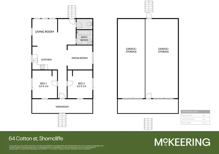 Floorplan of Homely house listing, 64 Cotton Street, Shorncliffe QLD 4017