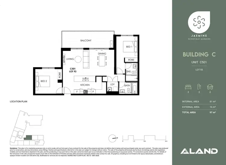 Floorplan of Homely apartment listing, c501/building c/38c Isla St, Schofields NSW 2762