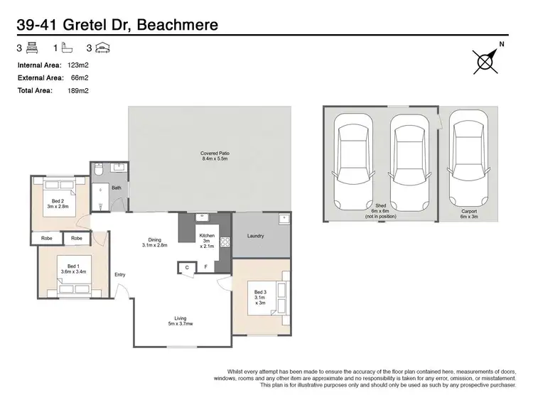 Floorplan of Homely house listing, 39-41 Gretel Drive, Beachmere QLD 4510