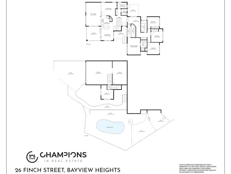 Floorplan of Homely house listing, 26 Finch Street, Bayview Heights QLD 4868