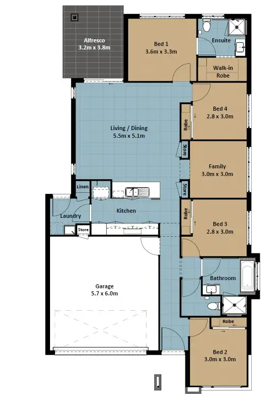 Floorplan of Homely house listing, 19 River Street, Banya QLD 4551