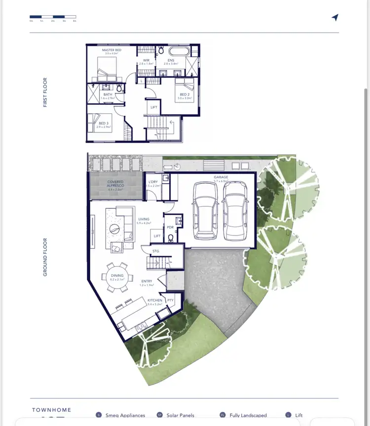 Floorplan of Homely house listing, 6301 Horizon Court, Sanctuary Cove QLD 4212
