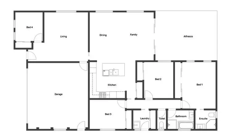 Floorplan of Homely house listing, 8 Ashlundie Crescent, Dubbo NSW 2830