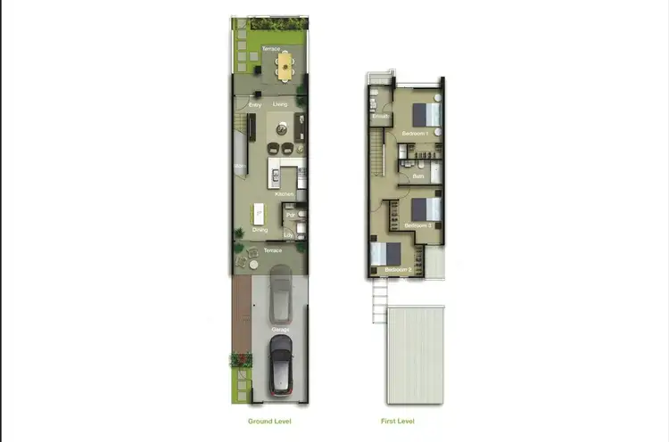 Floorplan of Homely townhouse listing, 21 Mayfair Lane, Hope Island QLD 4212