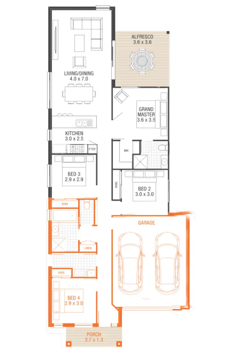 Floorplan of Homely house listing, 44 Ferdinando Street, Pallara QLD 4110