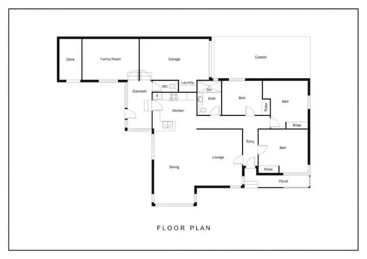 Floorplan of Homely house listing, 54 Elizabeth Street, Mount Gambier SA 5290
