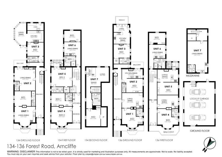Floorplan of Homely block of units listing, 134-136 Forest Road, Arncliffe NSW 2205