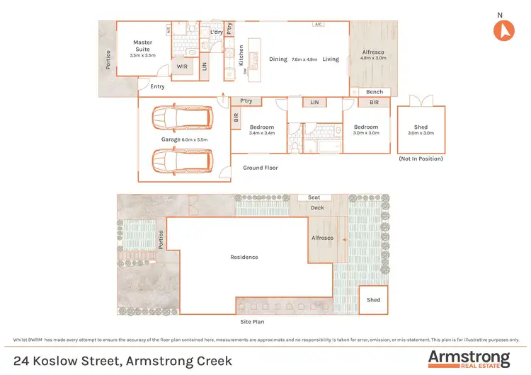Floorplan of Homely house listing, 24 Koslow Street, Armstrong Creek VIC 3217