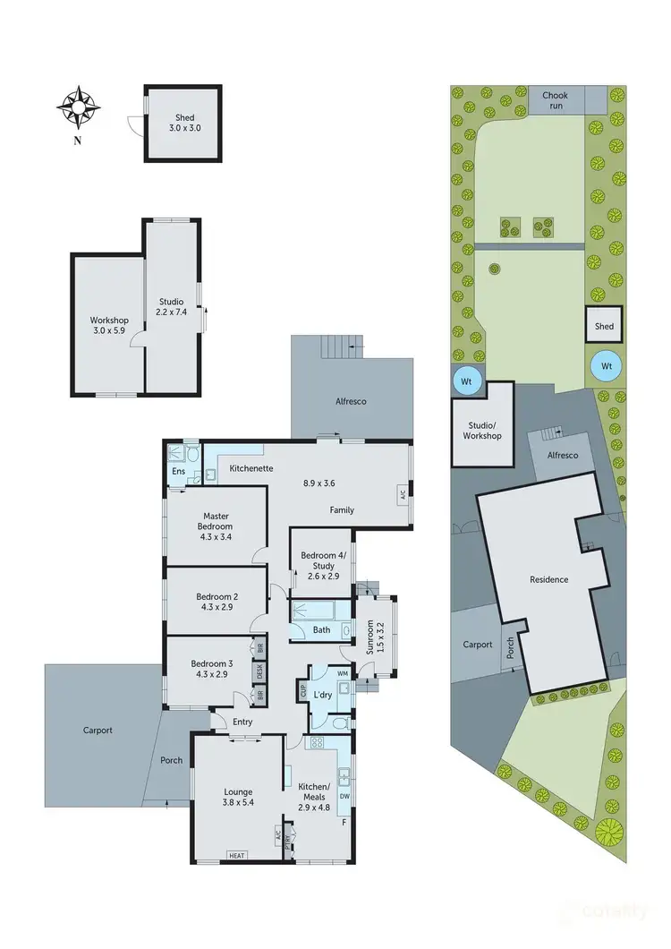 Floorplan of Homely house listing, 5 Kidman Avenue, Belmont VIC 3216