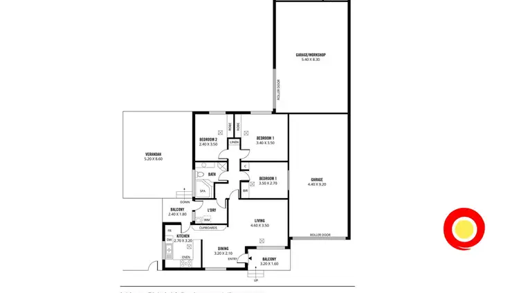 Floorplan of Homely house listing, 36 Baldock Road, Ingle Farm SA 5098