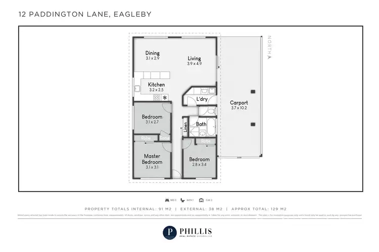Floorplan of Homely house listing, 12 Paddington Lane, Eagleby QLD 4207