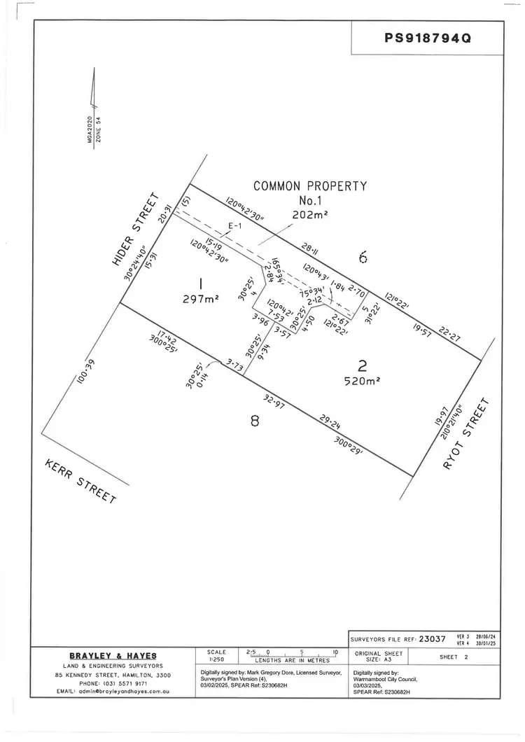 Floorplan of Homely land listing, 62 Hider Street, Warrnambool VIC 3280