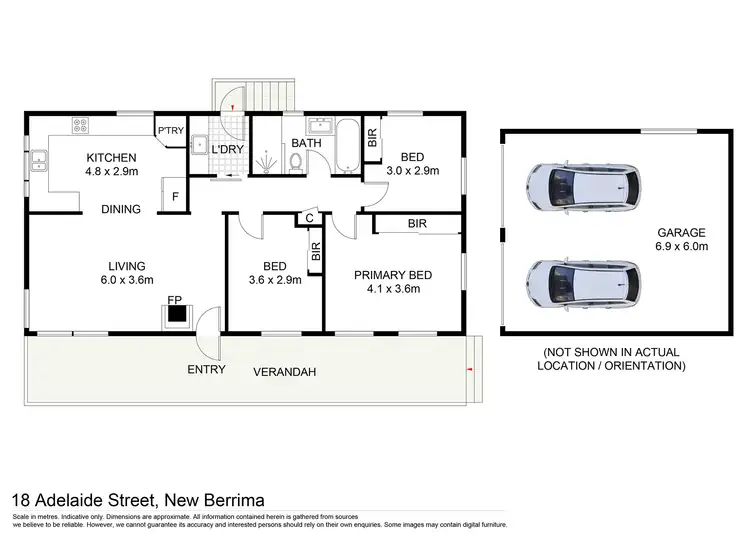 Floorplan of Homely house listing, 18 Adelaide Street, New Berrima NSW 2577
