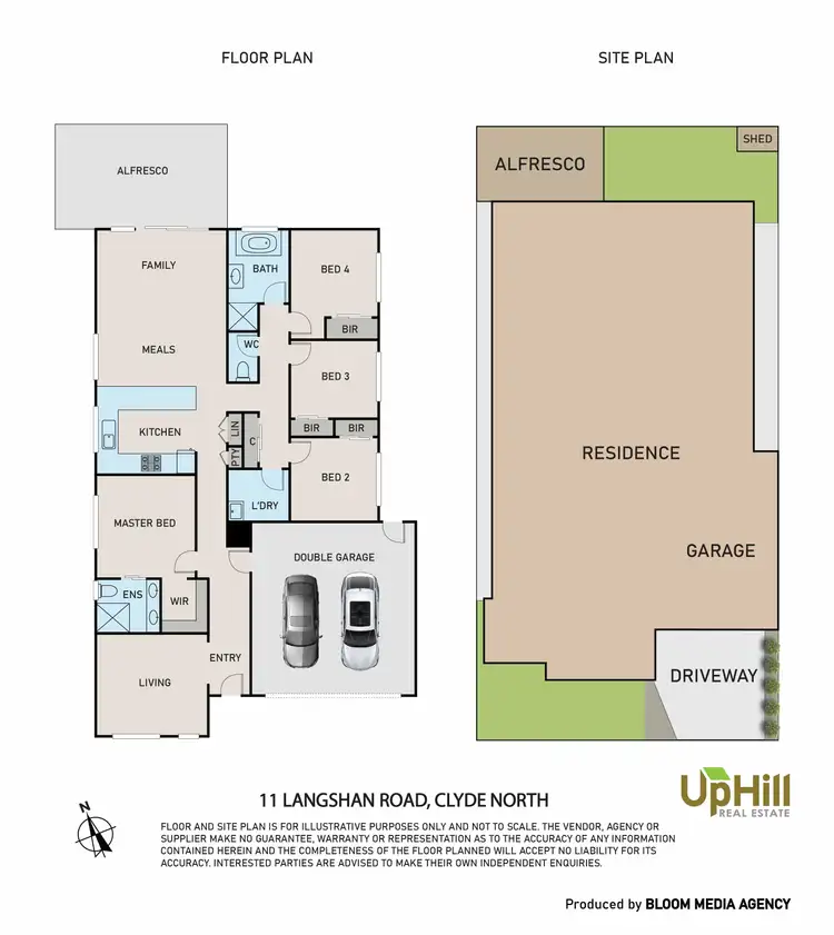 Floorplan of Homely house listing, 11 Langshan Road, Clyde North VIC 3978