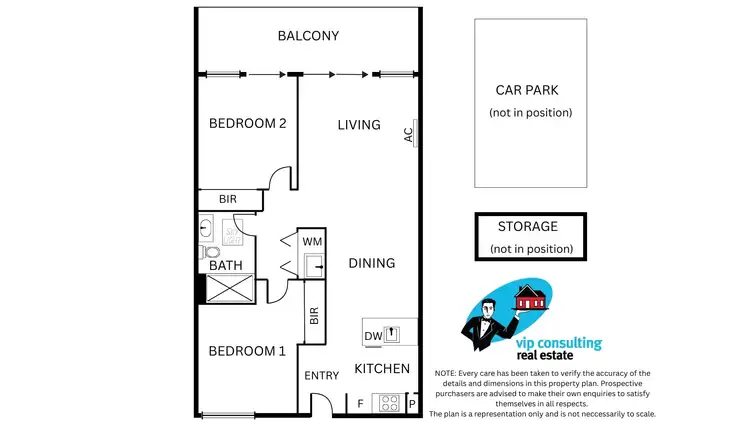 Floorplan of Homely apartment listing, 506/294 LYGON STREET, Brunswick East VIC 3057