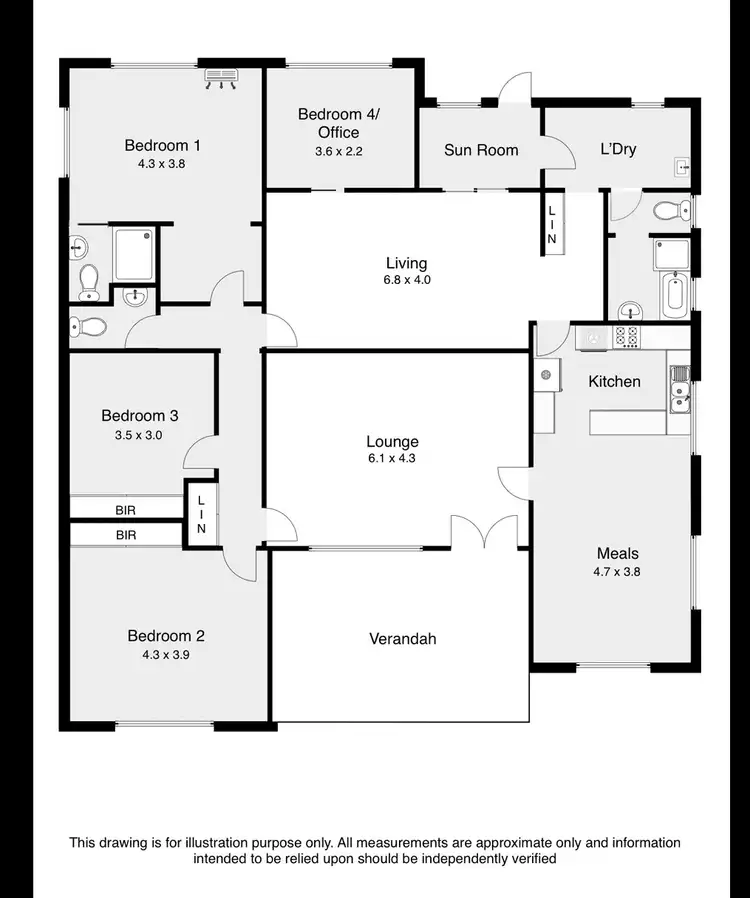 Floorplan of Homely house listing, 3 Bond Street, Mount Gambier SA 5290