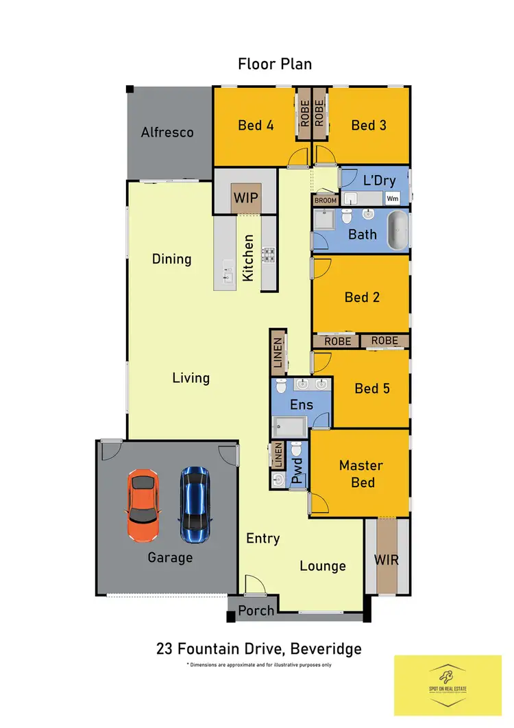 Floorplan of Homely house listing, 23 Fountain Drive, Beveridge VIC 3753