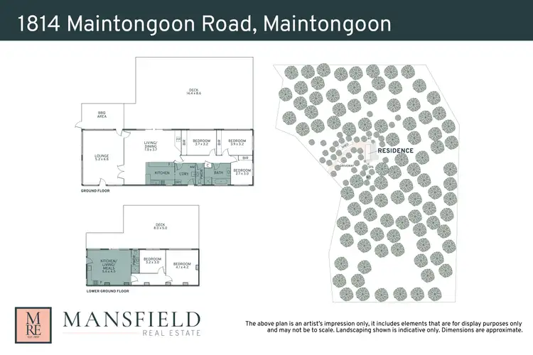 Floorplan of Homely house listing, 1814 Maintongoon Road, Maintongoon VIC 3714