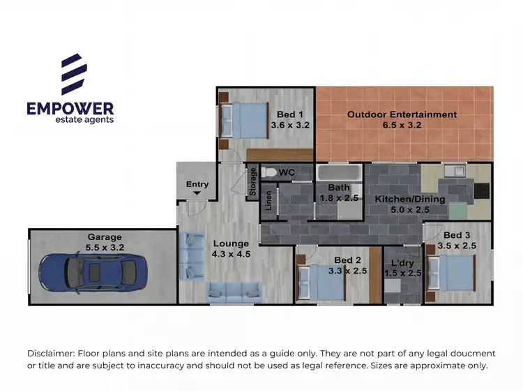 Floorplan of Homely house listing, 18 Blackwood Avenue, Minto NSW 2566