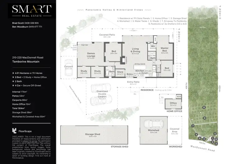 Floorplan of Homely rural property listing, 210-220 Macdonnell Road, Tamborine Mountain QLD 4272