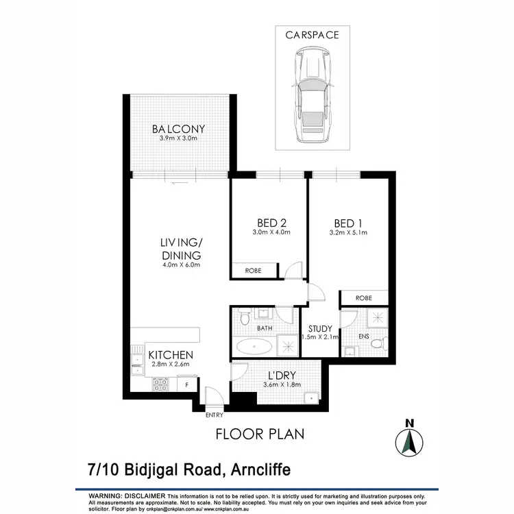 Floorplan of Homely apartment listing, 7/10 Bidjigal Road, Arncliffe NSW 2205