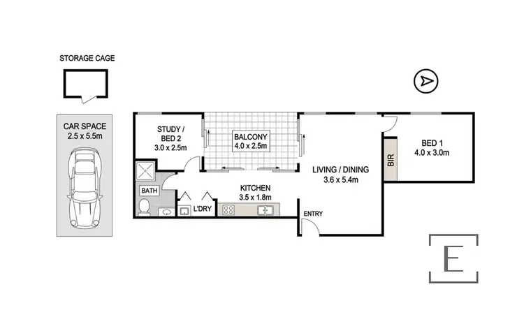 Floorplan of Homely apartment listing, 1707/7 Nipper Street, Homebush NSW 2140