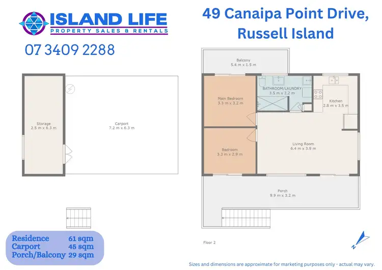 Floorplan of Homely house listing, 49 Canaipa Point Drive, Russell Island QLD 4184