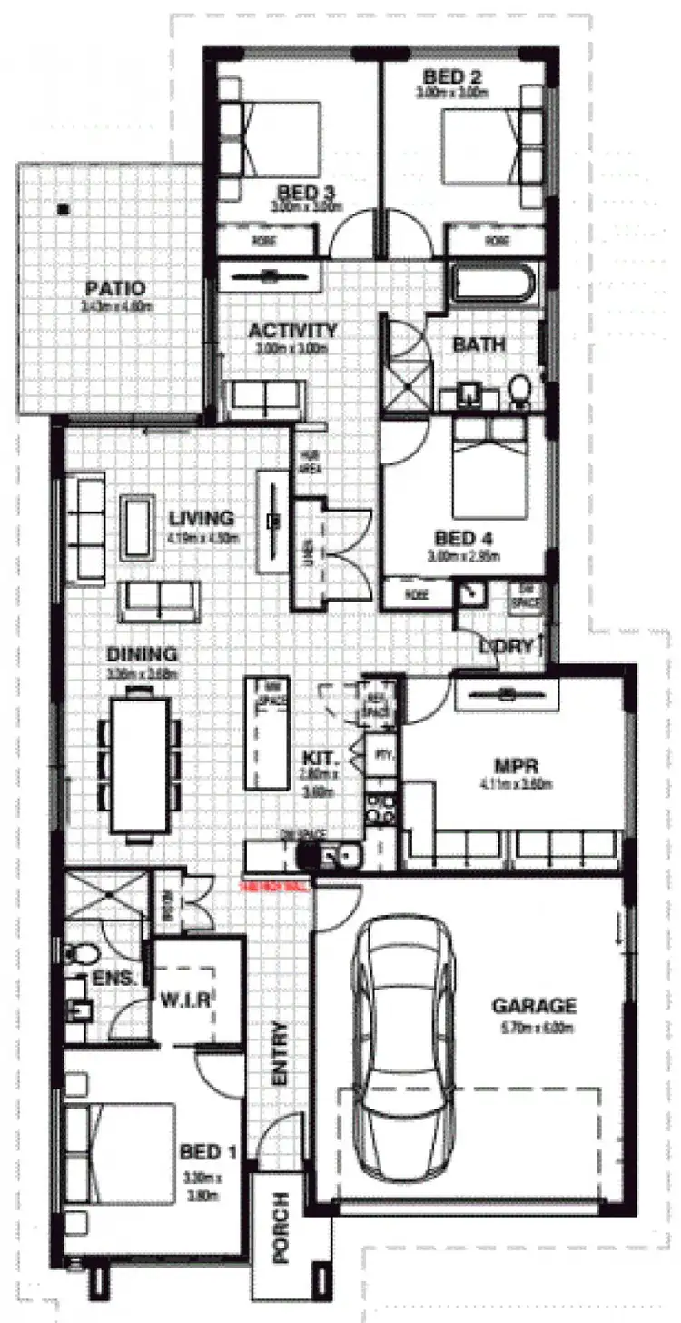 Floorplan of Homely house listing, 14 Kirrama Street, Waterford QLD 4133