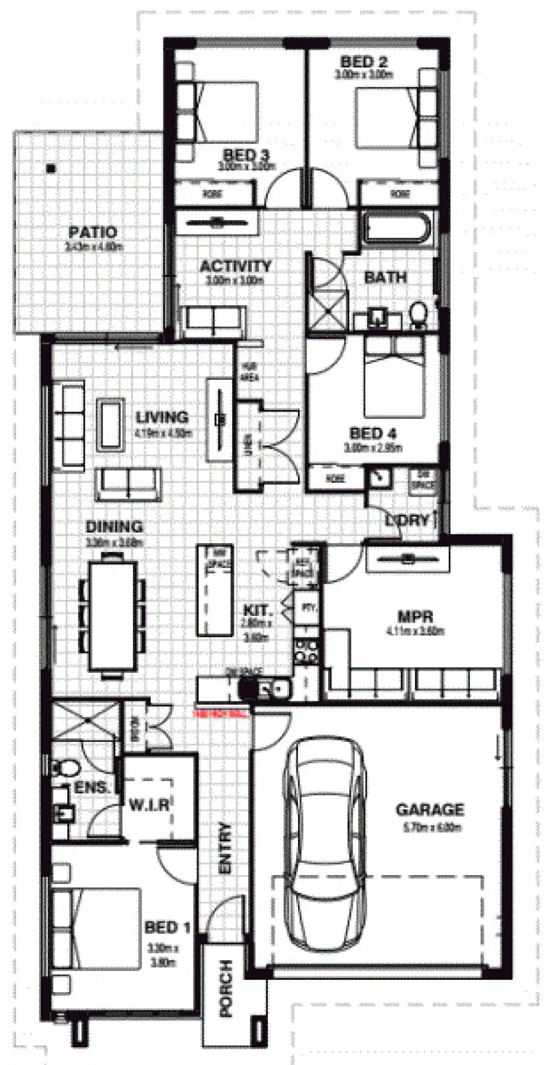 Floorplan of Homely house listing, 14 Kirrama Street, Waterford QLD 4133