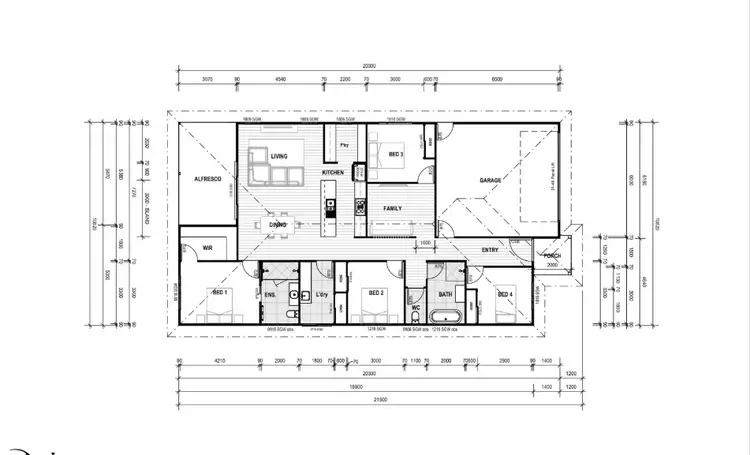 Floorplan of Homely house listing, 25 Burlington Street, Lammermoor QLD 4703