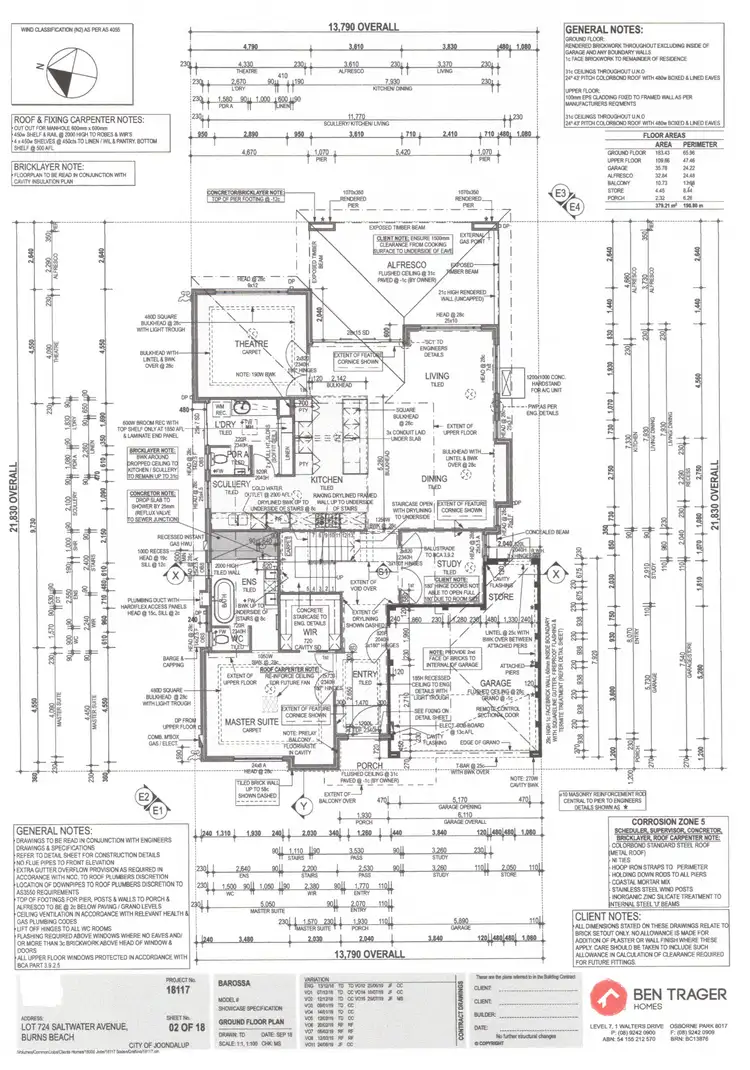 Floorplan of Homely house listing, 16 Saltwater Avenue, Burns Beach WA 6028