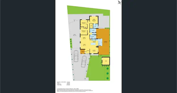 Floorplan of Homely house listing, 7 Josephina Court, Carrum Downs VIC 3201