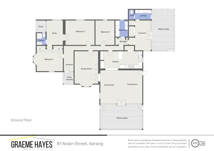 Floorplan of Homely house listing, 81 Nolan Street, Kerang VIC 3579