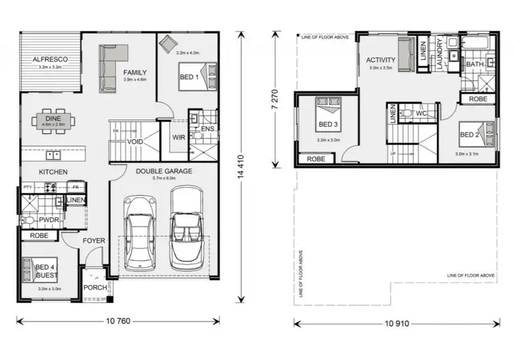 Floorplan of Homely house listing, 22 Majestic Drive, Highton VIC 3216