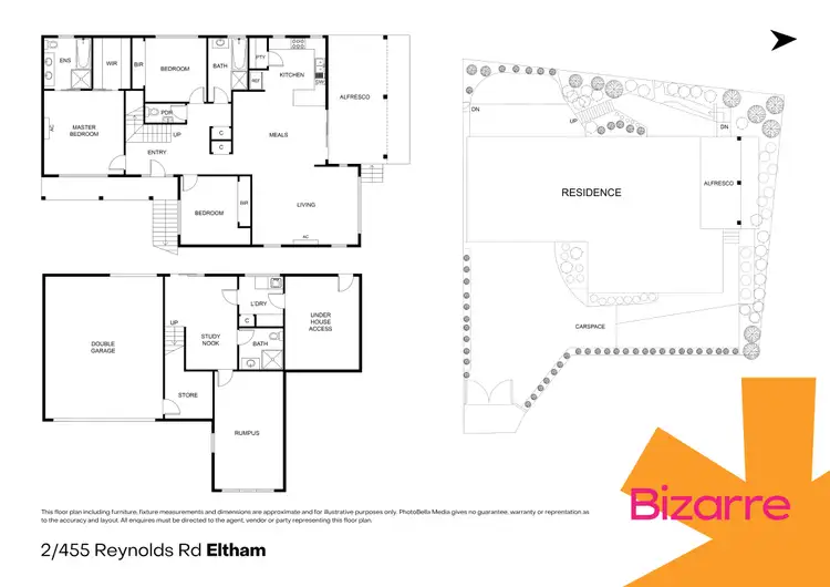 Floorplan of Homely house listing, 2/455 Reynolds Road, Eltham VIC 3095