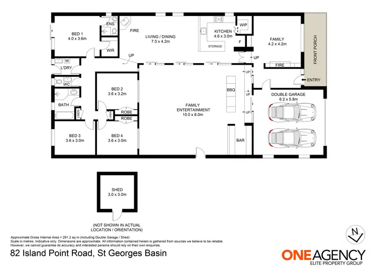 Floorplan of Homely house listing, 82 Island Point Road, St Georges Basin NSW 2540