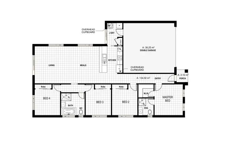 Floorplan of Homely house listing, 52 Delma Crescent, Seymour VIC 3660