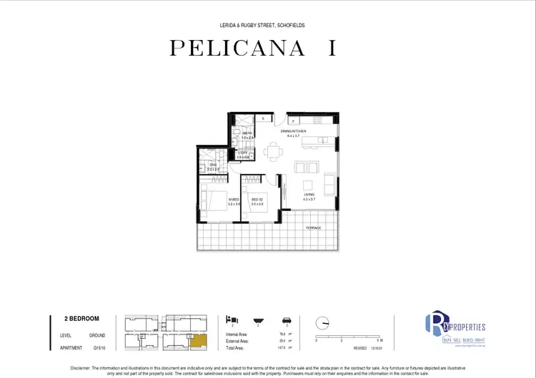 Floorplan of Homely apartment listing, G15/10 Rugby Street, Schofields NSW 2762