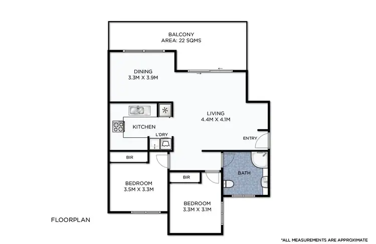 Floorplan of Homely apartment listing, 18/4 Floriston Road, Boronia VIC 3155